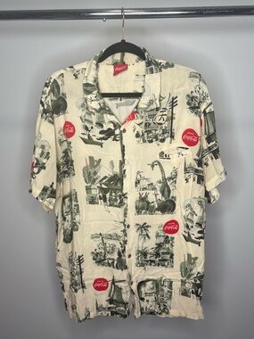 Coca Cola Vintage Button down
